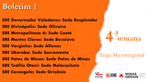 Fique Atento! Boletim 1 da Quarta Semana da Microrregional já está disponível.