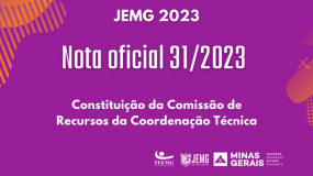 Publicada a Nota Oficial 31/2023 – Constituição da Comissão de Recursos da Coordenação Técnica.