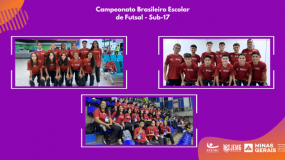 Minas estreia hoje, dia 20, no Campeonato Brasileiro Escolar de Futsal sub-17.
