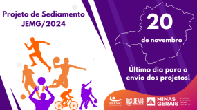 Quer sediar o JEMG em sua cidade? Prazo para envio dos projetos termina segunda-feira, dia 20 de novembro.