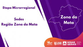 JEMG/2024, etapa microrregional. Já estão disponíveis as sedes da região Zona da Mata.