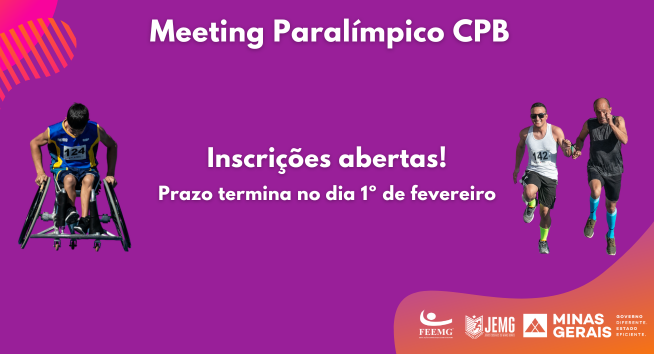 Chamada Meeting Paralimpico - Site JEMG Chamada Meeting Paralimpico - Site JEMG