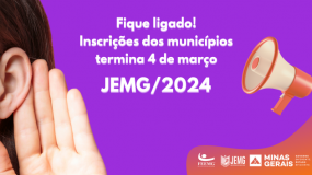 Segunda-feira, 4 de março, último dia para as inscrições dos municípios no JEMG/2024.