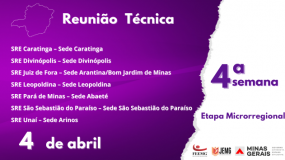 Fique atento! Reuniões técnicas da 4ª semana acontecem nesta quinta-feira, dia 4 de abril.