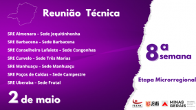 JEMG/2024: Reuniões técnicas da 8ª semana acontecem dia 2 de maio.