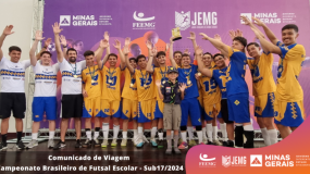 Campeonato Brasileiro de Futsal Escolar – Sub17/2024. Comunicado de viagem já está disponível.
