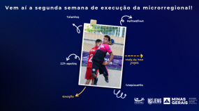 Vem aí a segunda semana da etapa microrregional. São mais sete cidades-sedes que respiram Jogos na próxima semana.