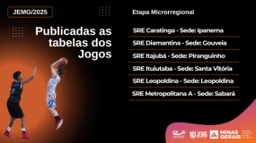 Publicadas as tabelas de jogos e a programação do xadrez das SREs Caratinga, Diamantina, Itajubá, Ituiutaba, Leopoldina e Metropolitana A.