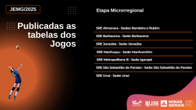 Publicadas as tabelas de jogos e a programação do xadrez das SREs de Almenara, Barbacena, Caratinga, Janaúba, Manhuaçu, Metropolitana B, São Sebastião do Paraíso e Unaí.