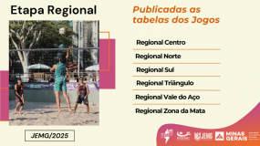 Publicadas as tabelas de jogos, a programação do xadrez e o programa-prova da modalidade de atletismo da etapa regional.