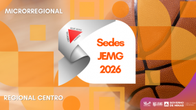 Etapa Microrregional JEMG/2026. Sedes da Regional Centro já estão disponíveis.