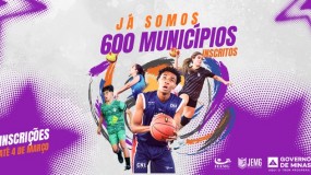 O JEMG não para! 600 municípios já se inscreveram nos Jogos.