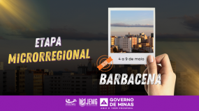 Barbacena: sede da etapa microrregional. Na Cidade das Rosas, o esporte também floresce.