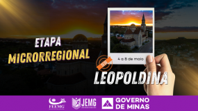 Leopoldina: sede da etapa microrregional. Onde o esporte forma valores e inspira conquistas.