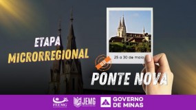 Ponte Nova: sede da etapa microrregional. Viva o esporte escolar em sua plenitude.