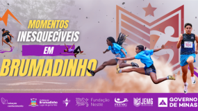 Momentos únicos em Brumadinho. Assista a cobertura da regional em atletismo.