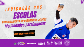 Modalidades Paralímpicas do JEMG/2026, em Poços de Caldas. Fique atento aos prazos de encerramentos e inscrições. Participe!