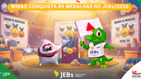 JEBs/2026. Minas encerra participação com 89 medalhas na competição.