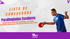 Publicada a lista de convocados para as Paralimpíadas Escolares/2026. Acesse e confira!