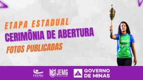 Etapa estadual do JEMG/2026, em Betim. A emoção da cerimônia de abertura do JEMG/2026 em imagens!